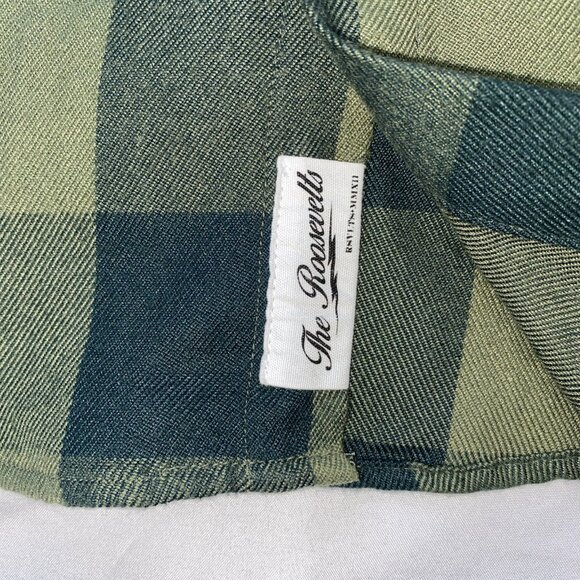 Rsvlts Flannel Green Men's Sz S Camping Outdoors Hiking Button Up - Picture 5 of 9